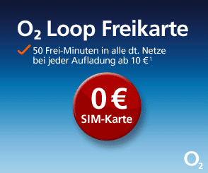 Kostenlose o2 Freikarte und Gratissimkarte bestellen